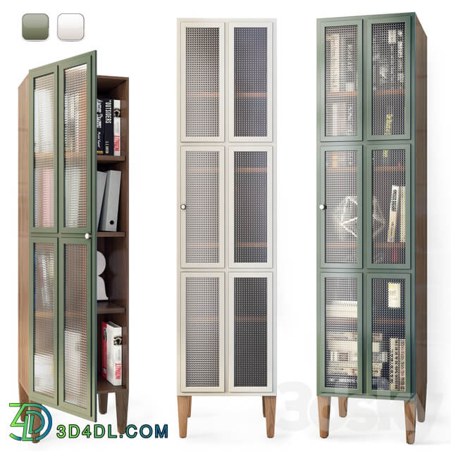 Wardrobe Display cabinets Bookcase one door Andersen. Cabinet bookcase by Etg Home