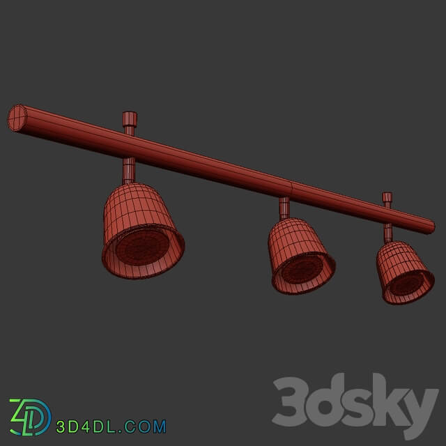 IKEA SKURUP Ceiling tire Pendant light 3D Models