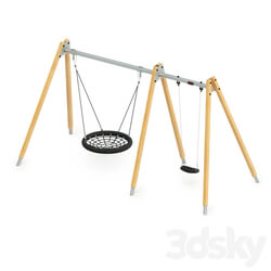 Swing 2 5m Solid Wood Kompan 