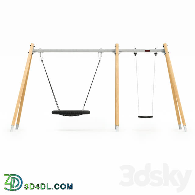 Swing 2 5m Solid Wood Kompan