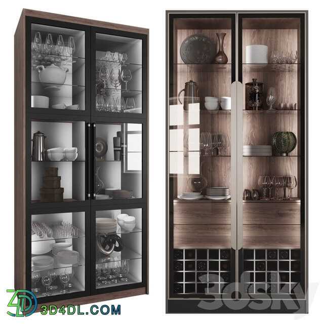 Wardrobe Display cabinets Сupboard with dishes My Design 4