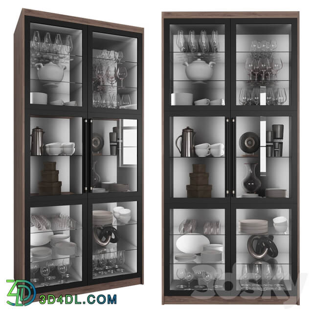 Wardrobe Display cabinets Сupboard with dishes My Design 4