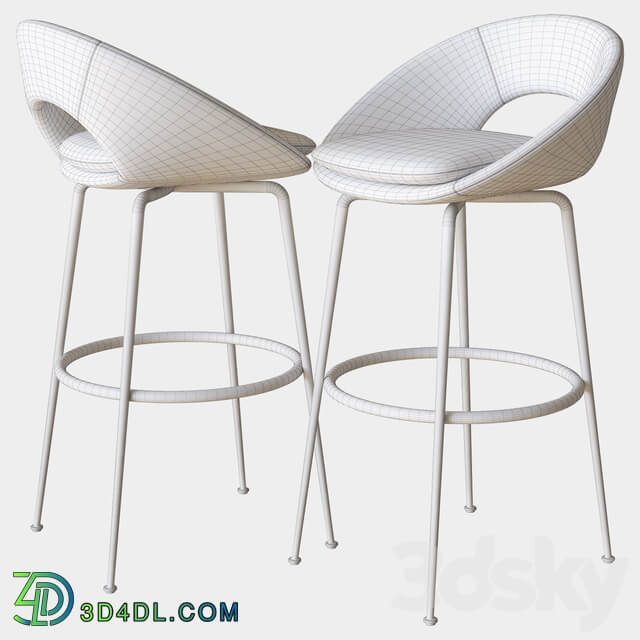 orb bar stool west elm