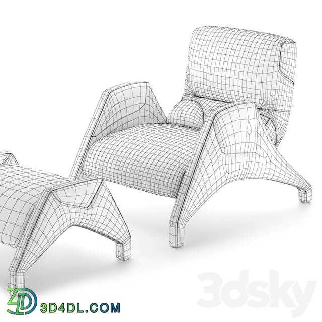 Vincenzo De Cotiis DC113 armchair