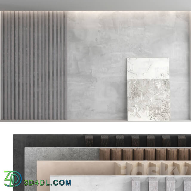 Decorative wall panel set 55