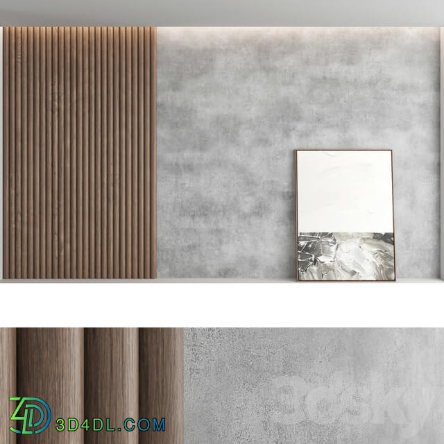 Decorative wall panel set 55