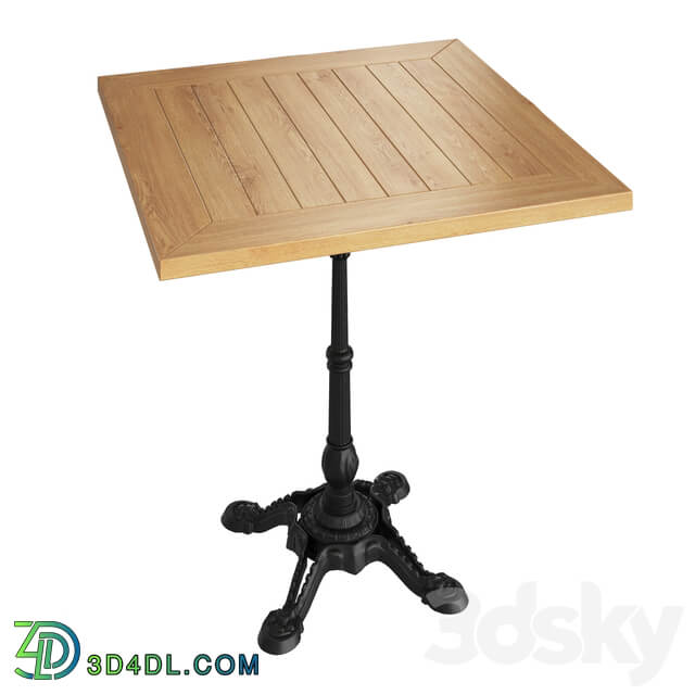 One leg loft table