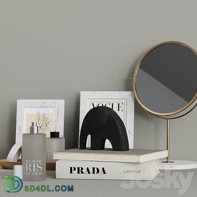 Decorative set Zara Home 3 with Table lamp
