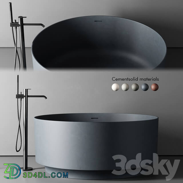 Inbani Arc Round Bathtub