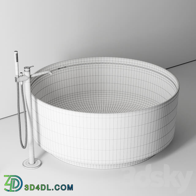 Inbani Arc Round Bathtub