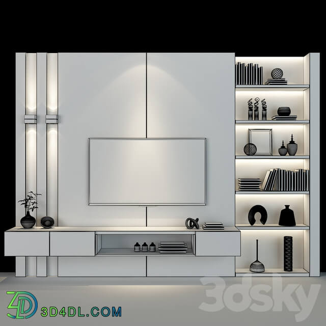 TV shelf 0259