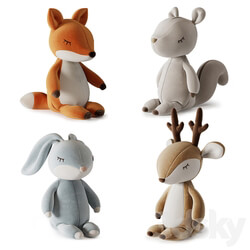 Plush Toys 01 3D Models 