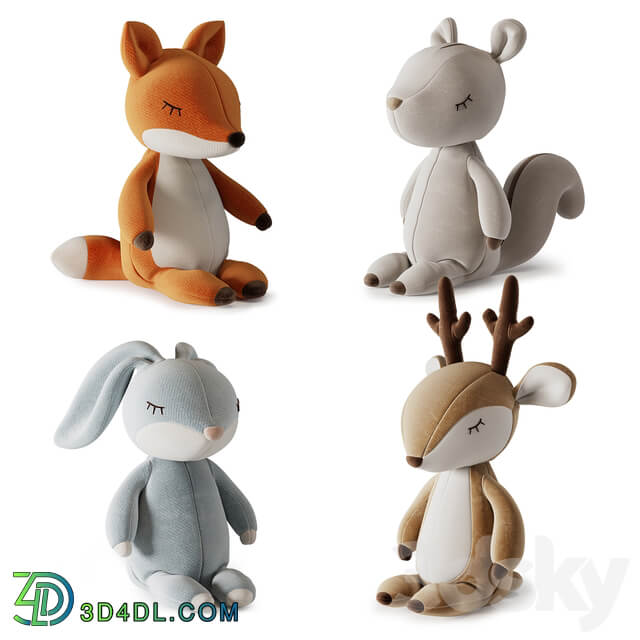 Plush Toys 01 3D Models