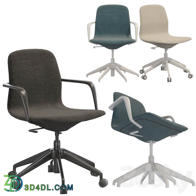 Ikea LANGFJALL office chair low back 