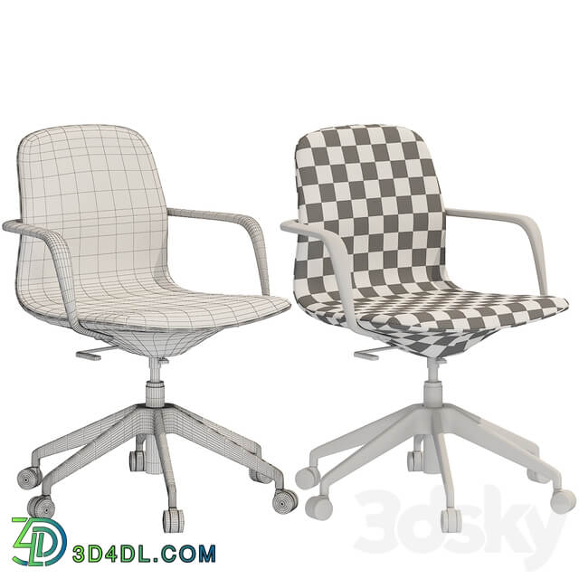 Ikea LANGFJALL office chair low back 