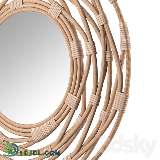 Rattan Wall Mirror