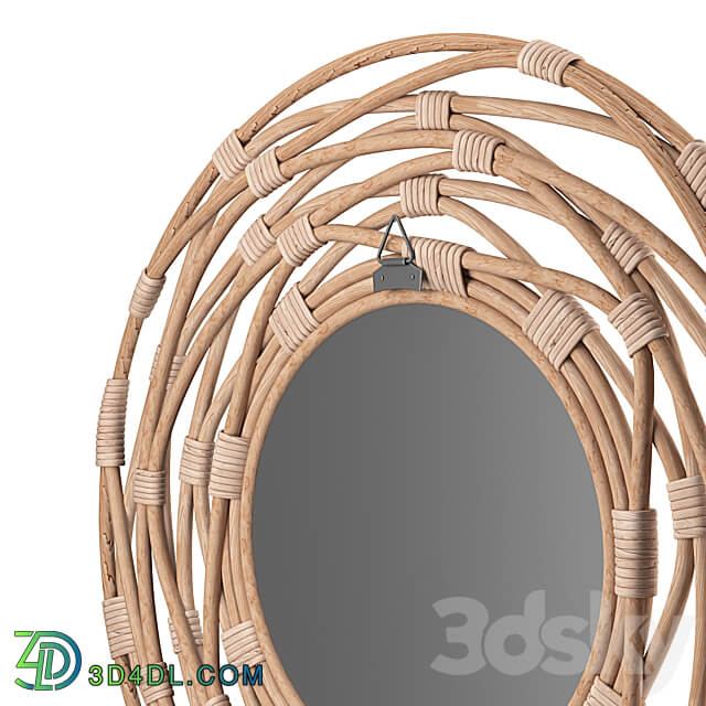 Rattan Wall Mirror