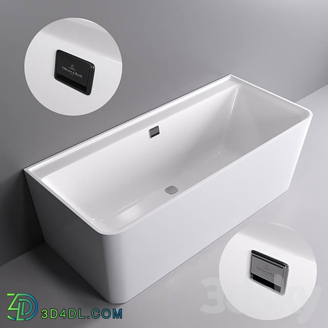 Wall mounted bathtub Villeroy Boch Collaro