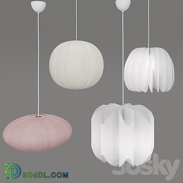 Pendant light IKEA set lamps