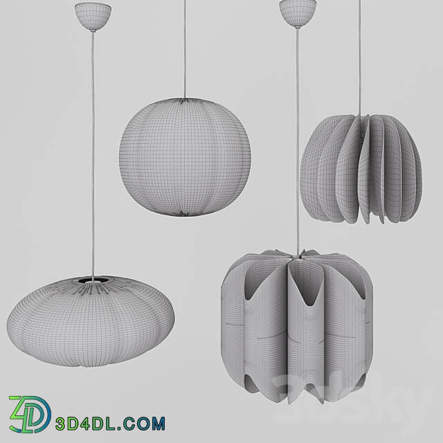 Pendant light IKEA set lamps