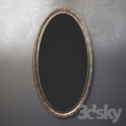 Oval mirrors baguette art.BR 1034 GLDR1  