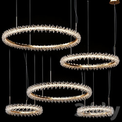 Pendant light Collection Crystal ring luxury LED chandelier THERA SML XL 