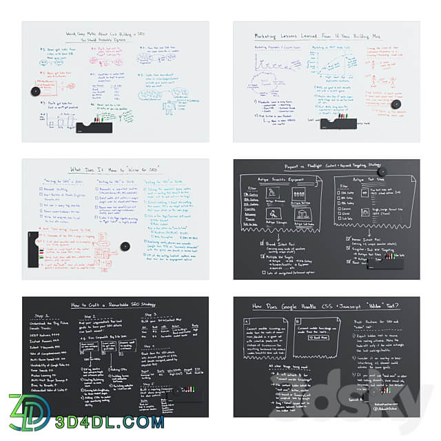 Miscellaneous PolyVision WhiteBoard BlackBoard Sans Serif Flow Set1