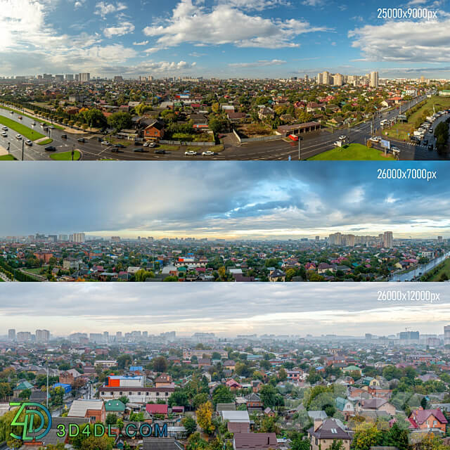 Panoramas on Krasnodar