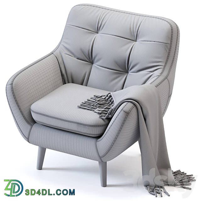 Armchair Vitio Velevet Ocean