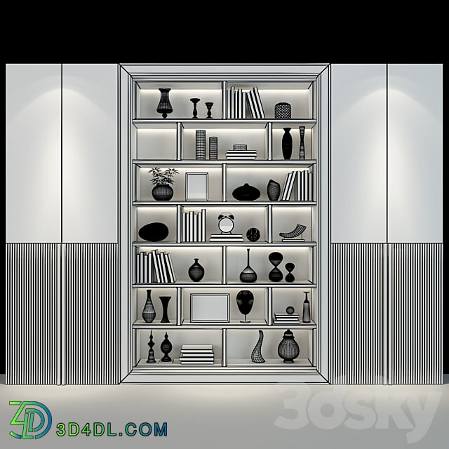 Wardrobe Display cabinets Furniture composition set 163