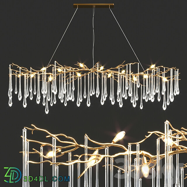 Pendant light John Richard Teardrop Chandelier Collection