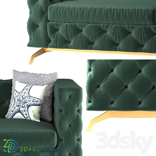 Capitonne sofa