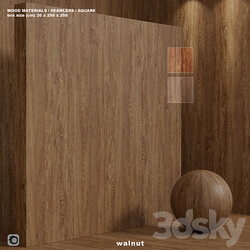 Material wood seamless walnut set 113 