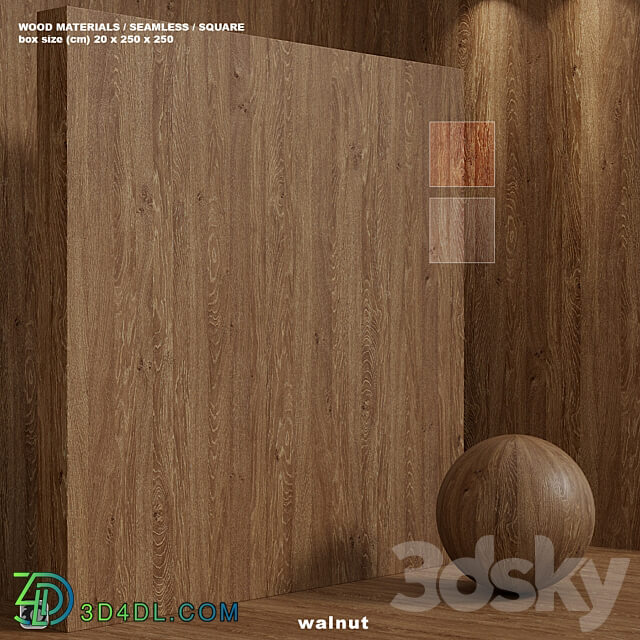 Material wood seamless walnut set 113