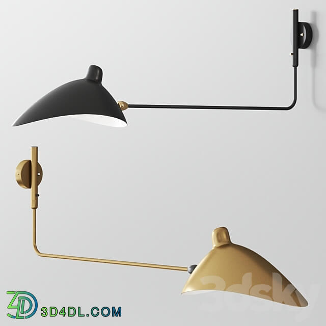 AP1BD by Serge Mouille Sconce Wall Lamp