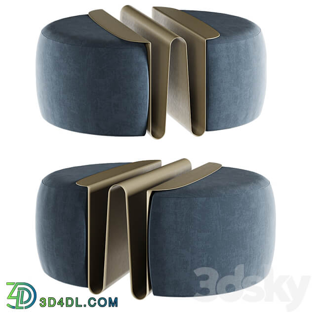 Natuzzi WAVE pouf