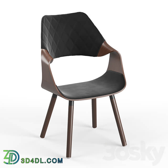 Halmar K396 chair black walnut 