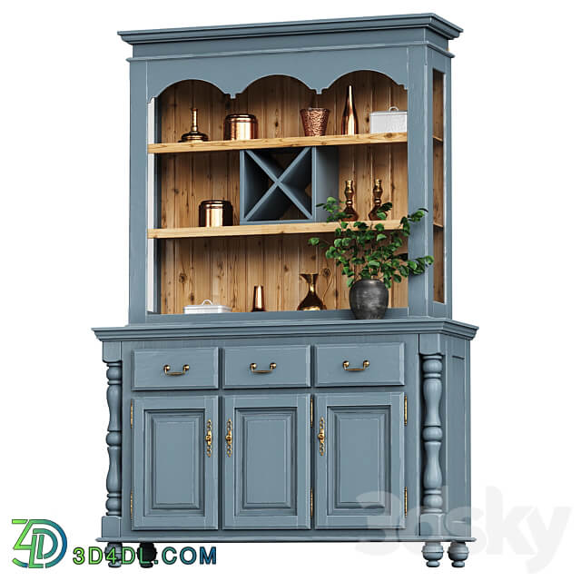 Wardrobe Display cabinets Valencia buffet with decor