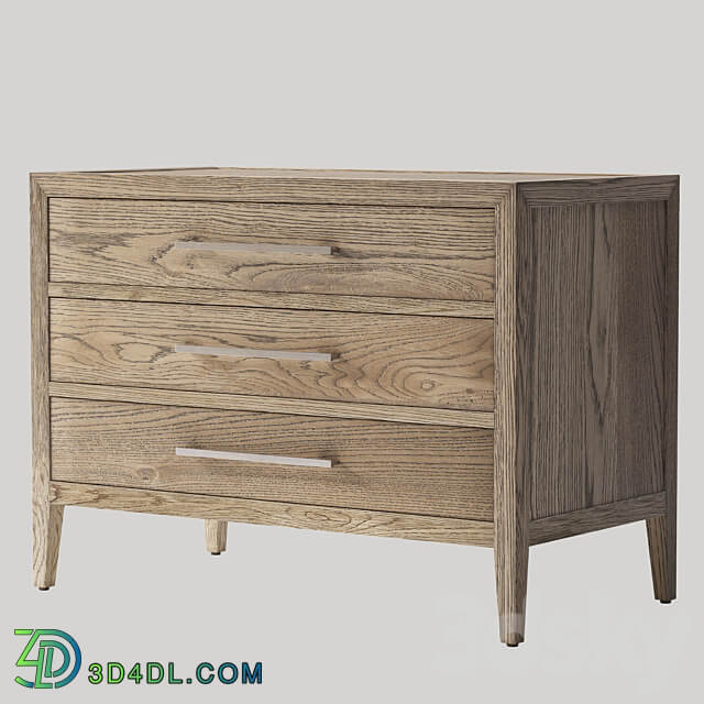 Sideboard Chest of drawer French Contemporary Closed Nightstand