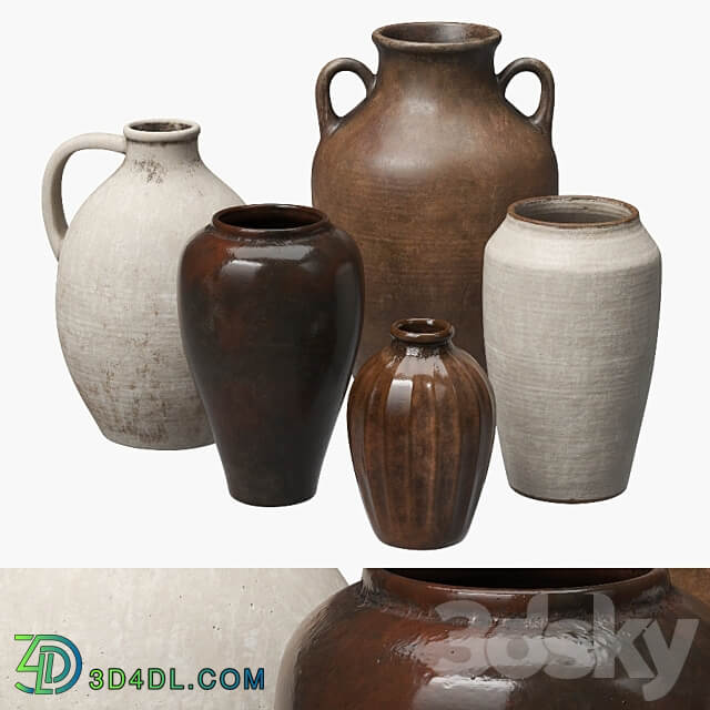 Ceramic vases 3D Models