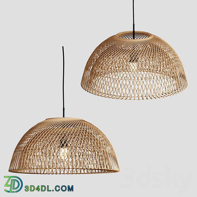 Pendant light West Elm Wicker Pendant