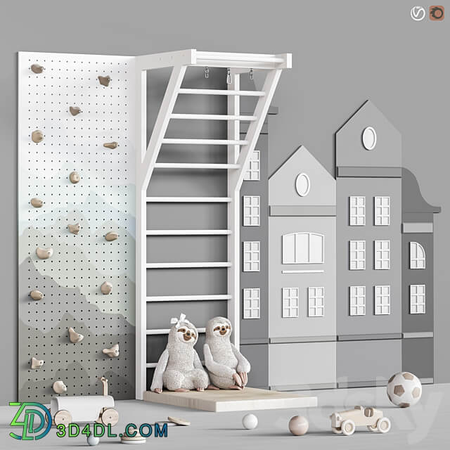 Toys and furniture set 86 Miscellaneous 3D Models