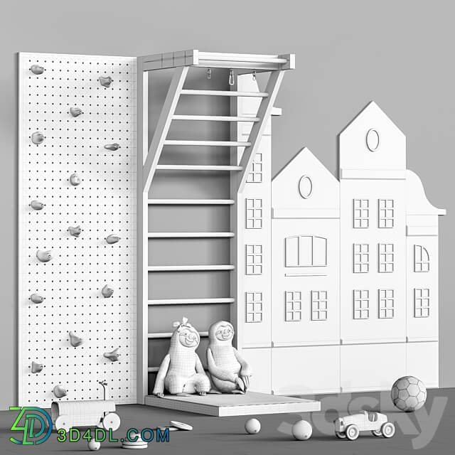 Toys and furniture set 86 Miscellaneous 3D Models
