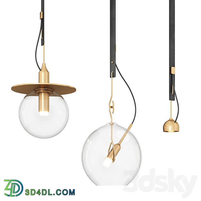 Italian pendant lamp Viabizzuno Sul Sole Va