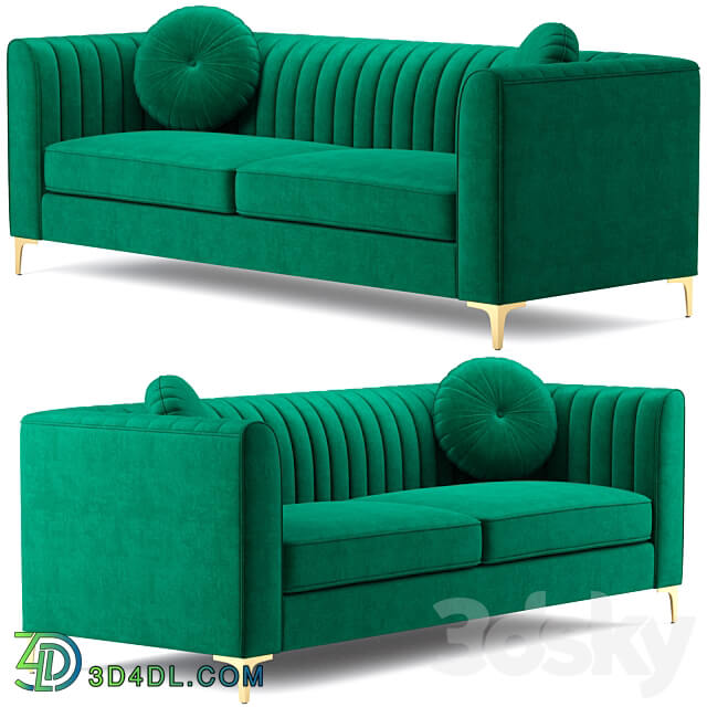 Isabelle Velvet Sofa Meridian Furniture