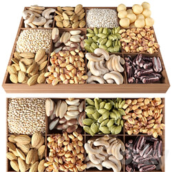 Nuts. Food 3D Models 
