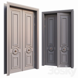AVE Classic Gray Door With Rounded Ornament 
