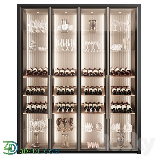 Wardrobe Display cabinets Сupboard with dishes My Design 14