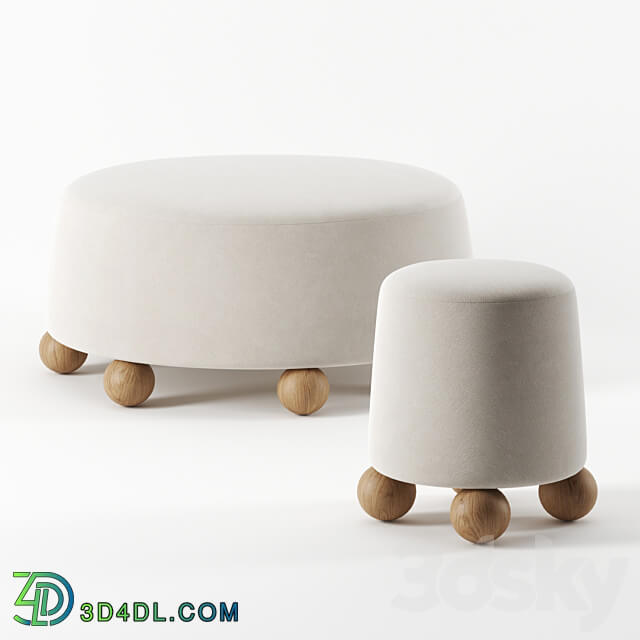 MORRO pouf by Kelly Wearstler