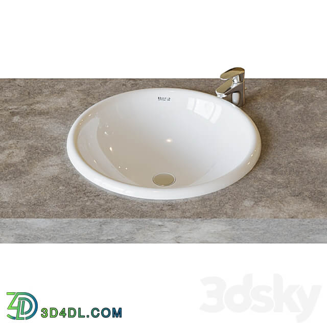 Roca Foro washbasin D40 cm built in top 327872000